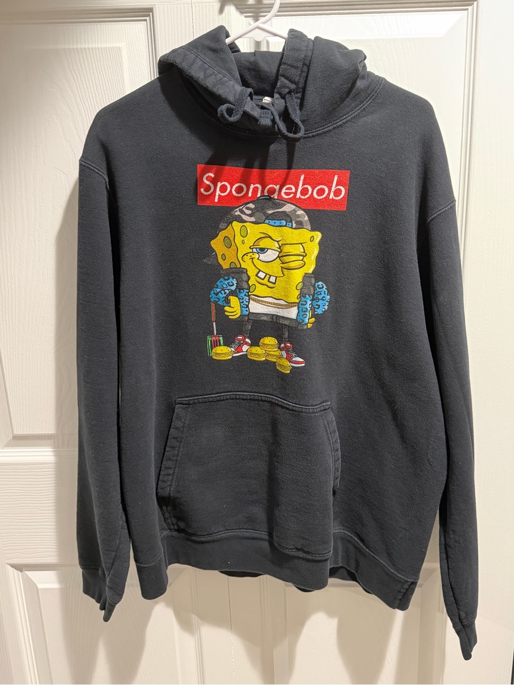 SpongeBob SquarePants Graphic Hoodie - Black